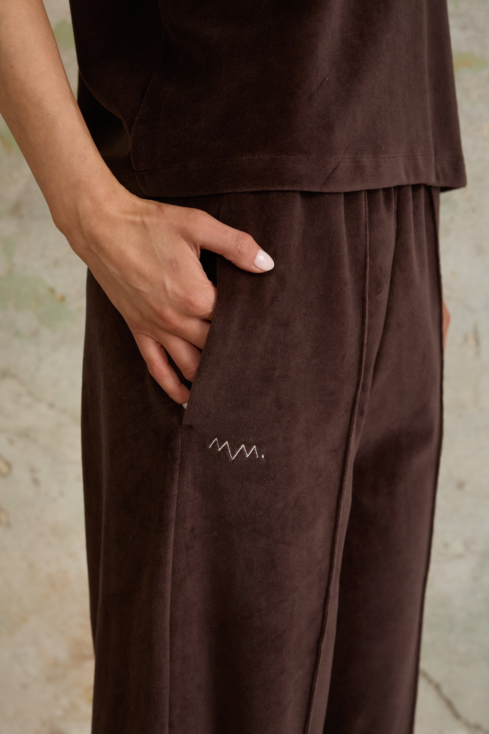 Espresso Velvet Trousers