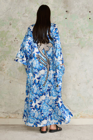 Azure Bloom Kimono