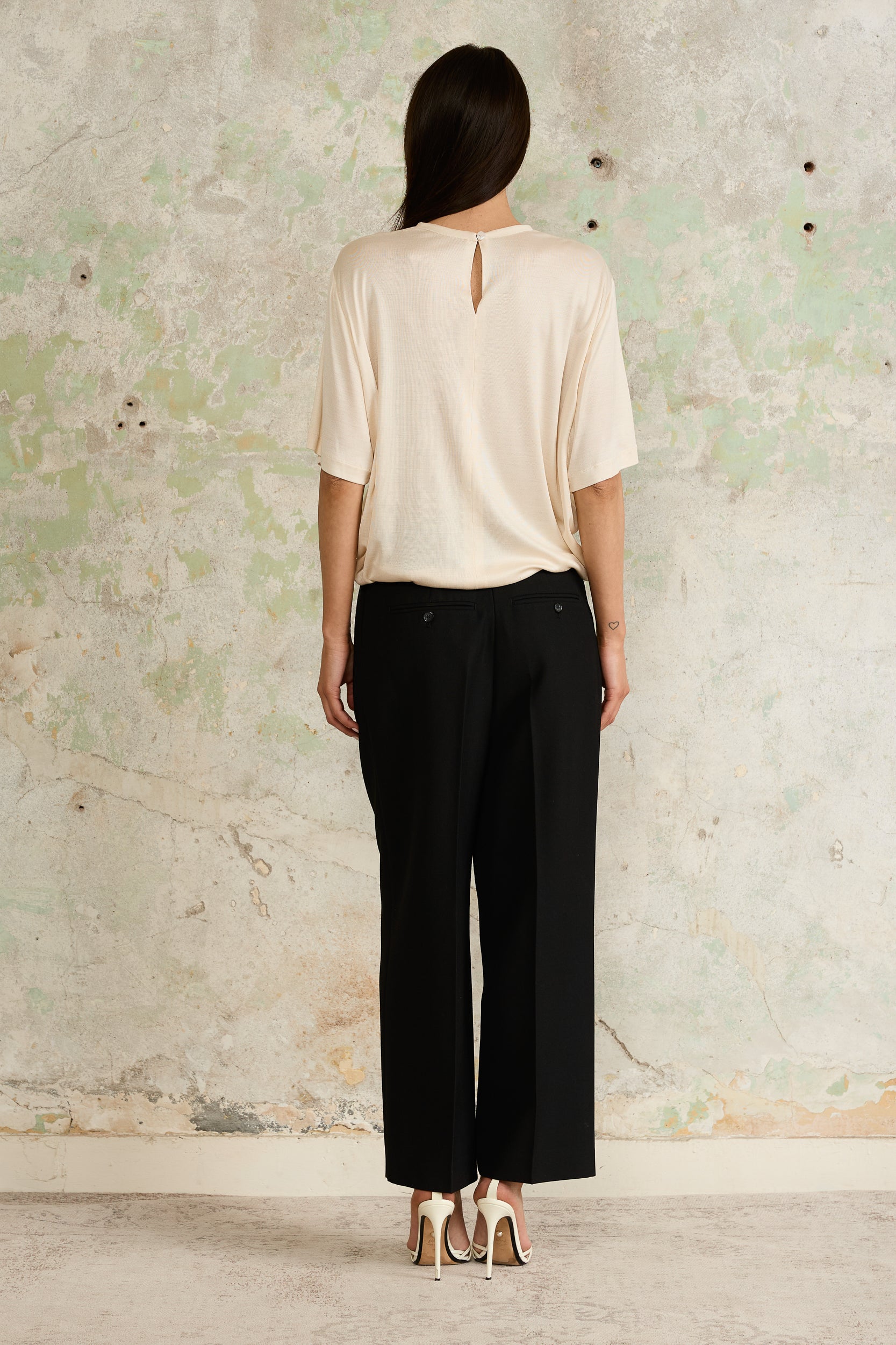 Essential Black Wool Trousers