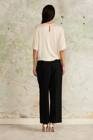 Ivory MM Silk Tee