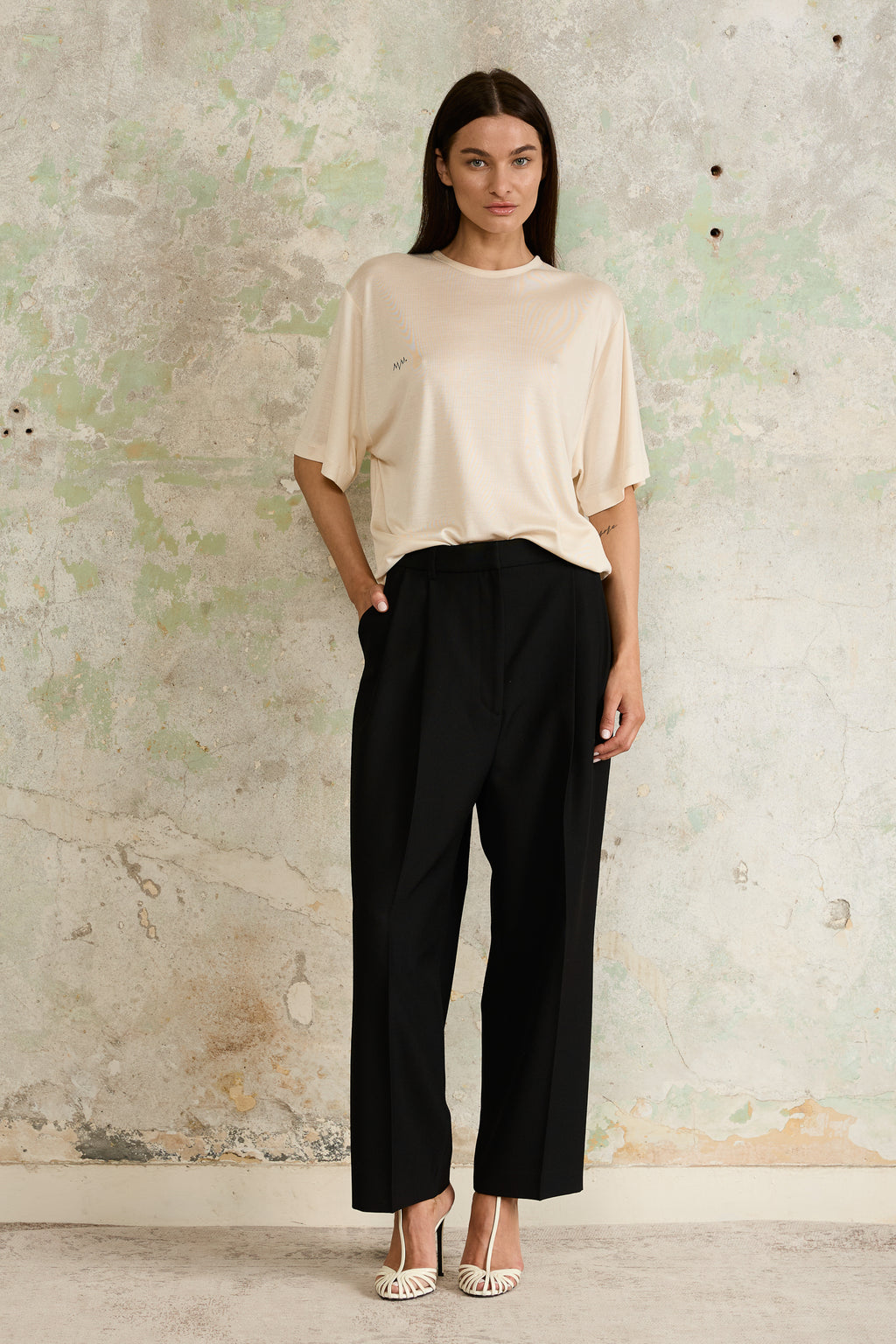 Essential Black Wool Trousers