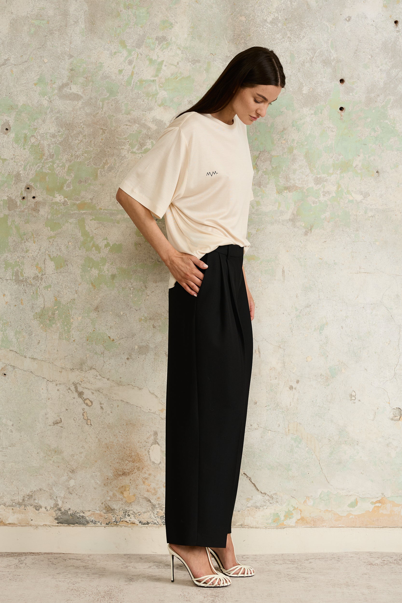 Essential Black Wool Trousers