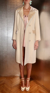 Limited Edition Cashmere Wool Pearl Coat